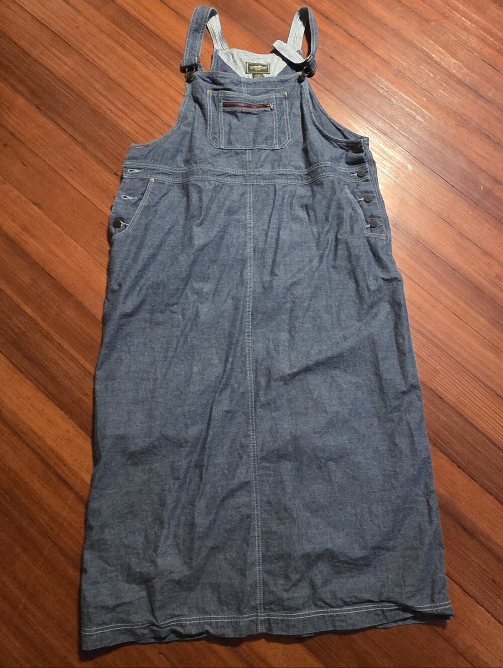 Vintage Eddie Bauer Denim Overall Jumper